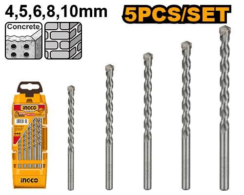 5 Pcs masonry drill bit set