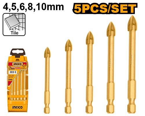 5 Pcs Glass drill bits