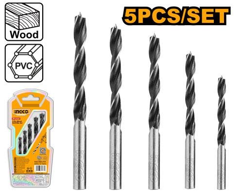 5 Pcs wood drill bits set