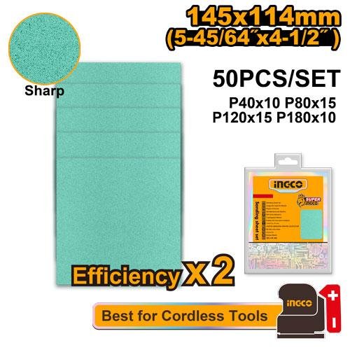 Sanding sheet set