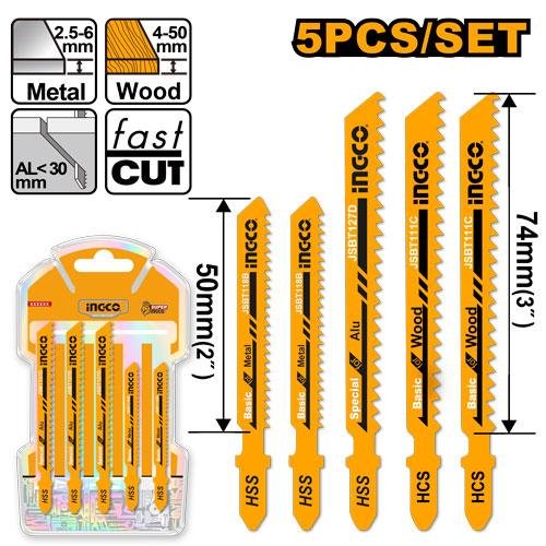 Jig saw blade set