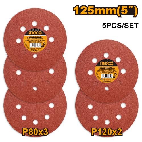 Sanding sheet for random orbital sander