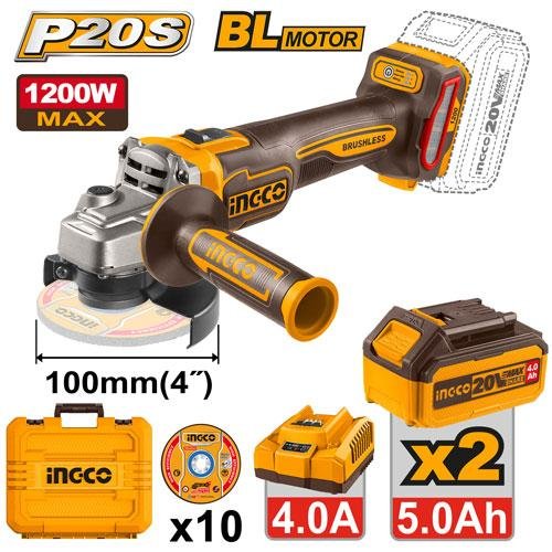 Cordless angle grinder