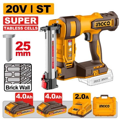 Cordless brick nailer