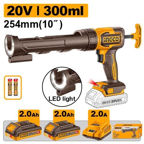 Cordless caulking gun
