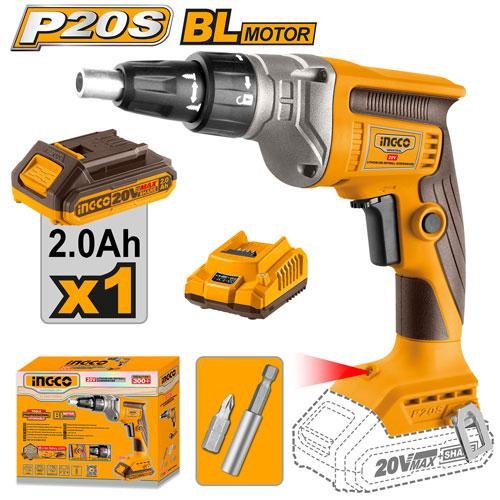 Cordless drywall screwdriver