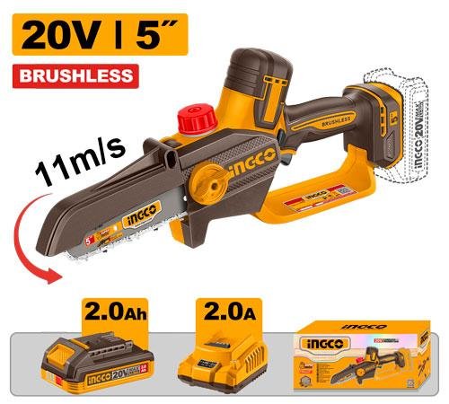 Cordless pruner saw