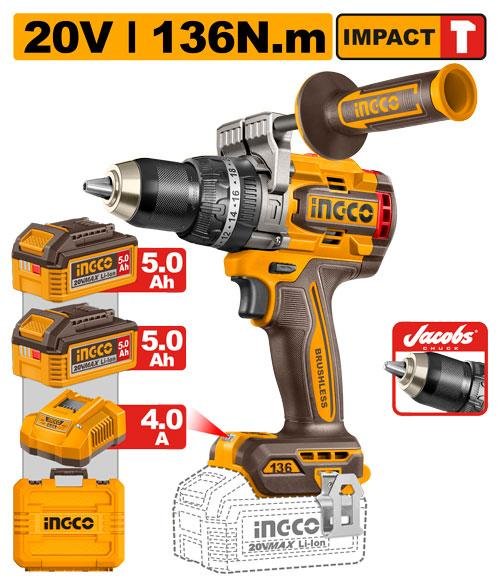 Brushless cordless impact drill