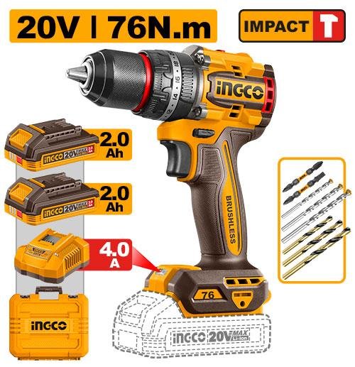 Compact Brushless Cordless Impact Drill
