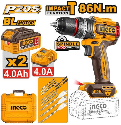 Brushless cordless impact drill
