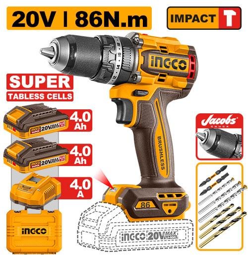 Brushless cordless impact drill