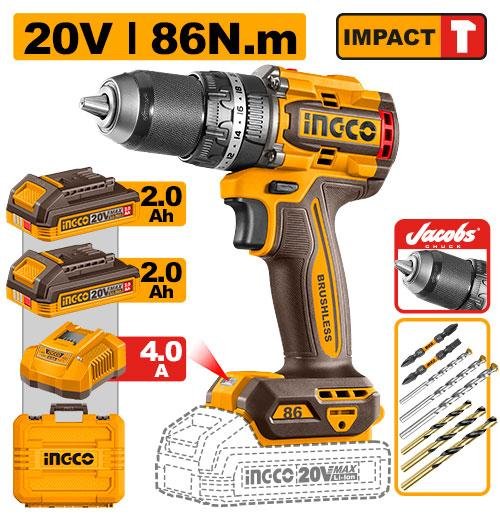 Brushless cordless impact drill