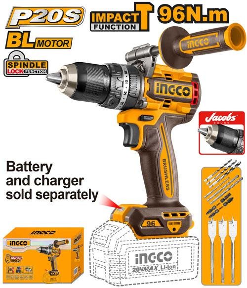 Brushless cordless impact drill