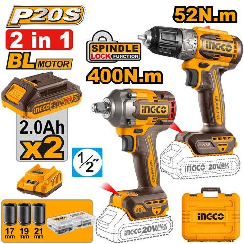 Cordless 2 pcs combo kit