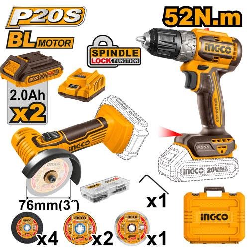 Cordless 2 pcs combo kit