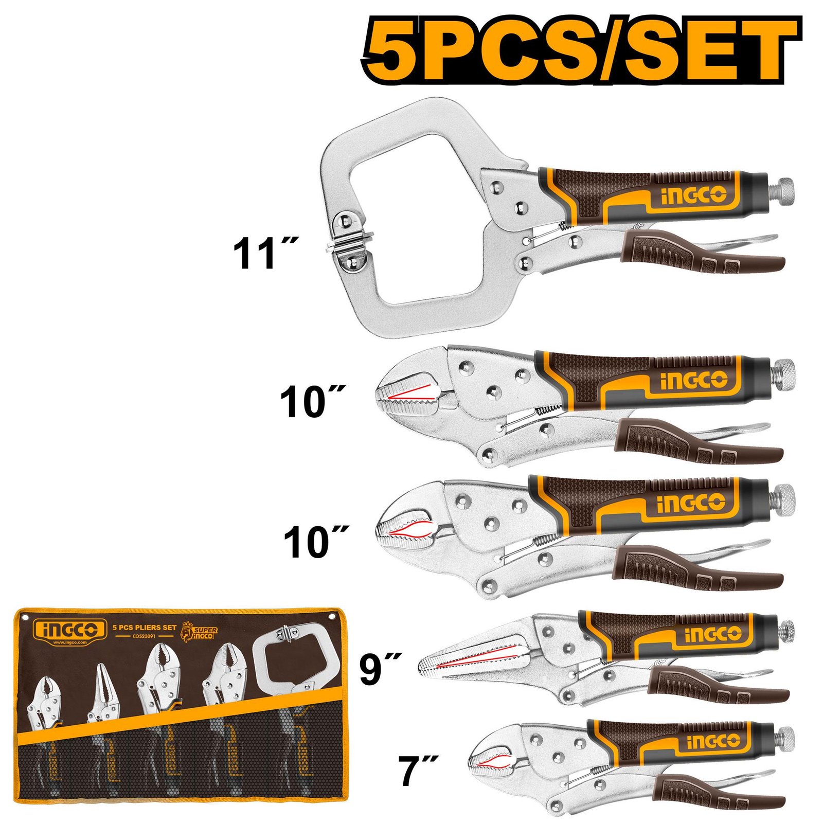 5 Pcs Pliers set