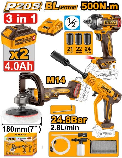 Cordless 3 Pcs Combo Kit