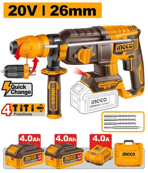 Cordless rotary hammer