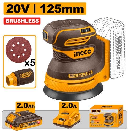 Cordless random orbit sander