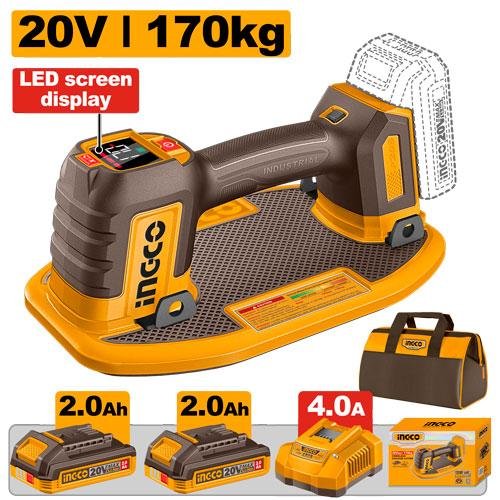 Cordless vacuum lifter