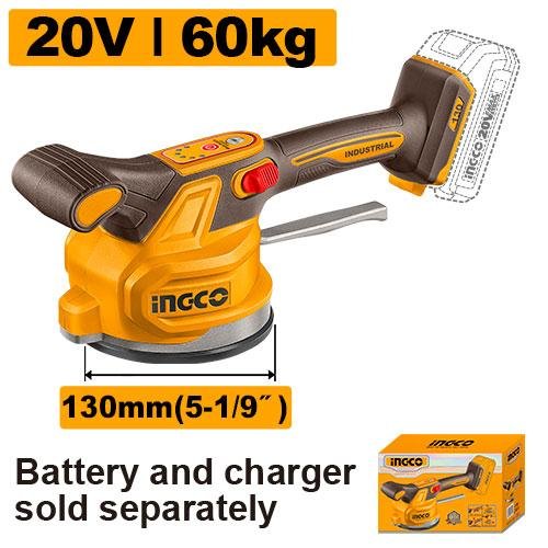 Cordless tile vibration machine