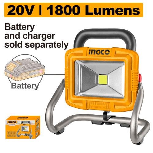 Cordless portable lamp