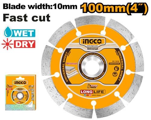 Dry diamond disc