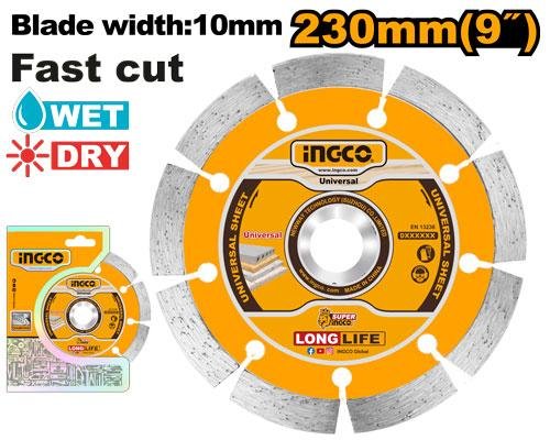Dry diamond disc