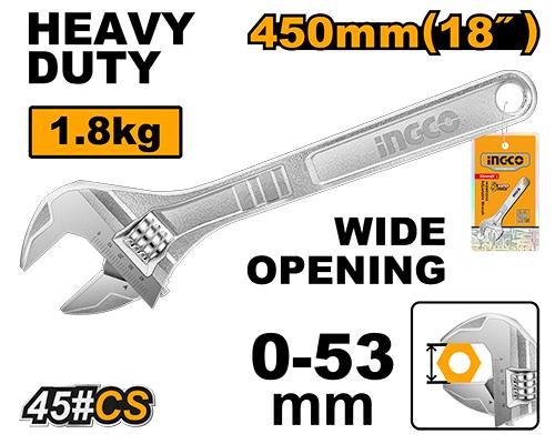 Adjustable wrench