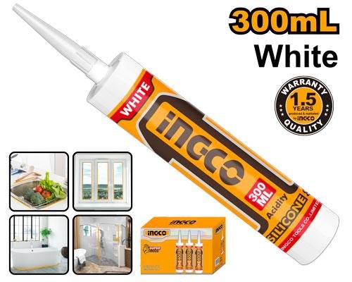 Acetic silicone sealant (white)