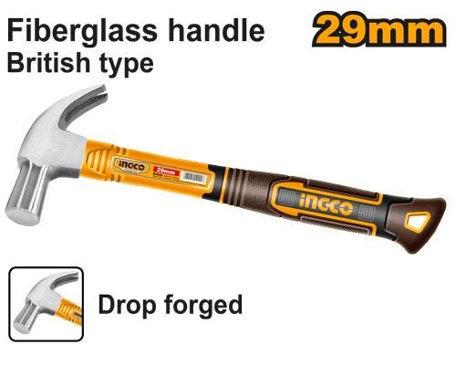 British type claw hammer