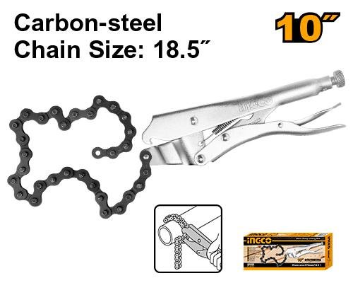 Chain clamp locking plier