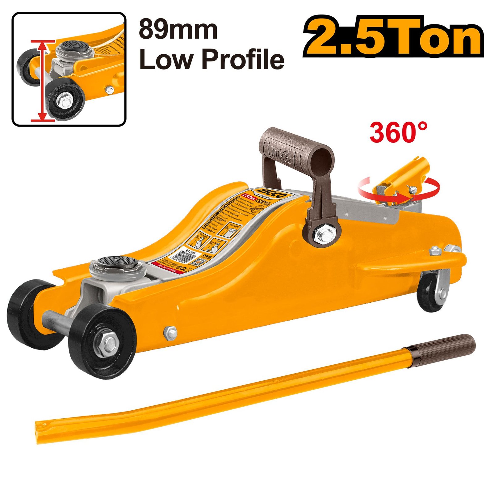 Hydraulic floor jack