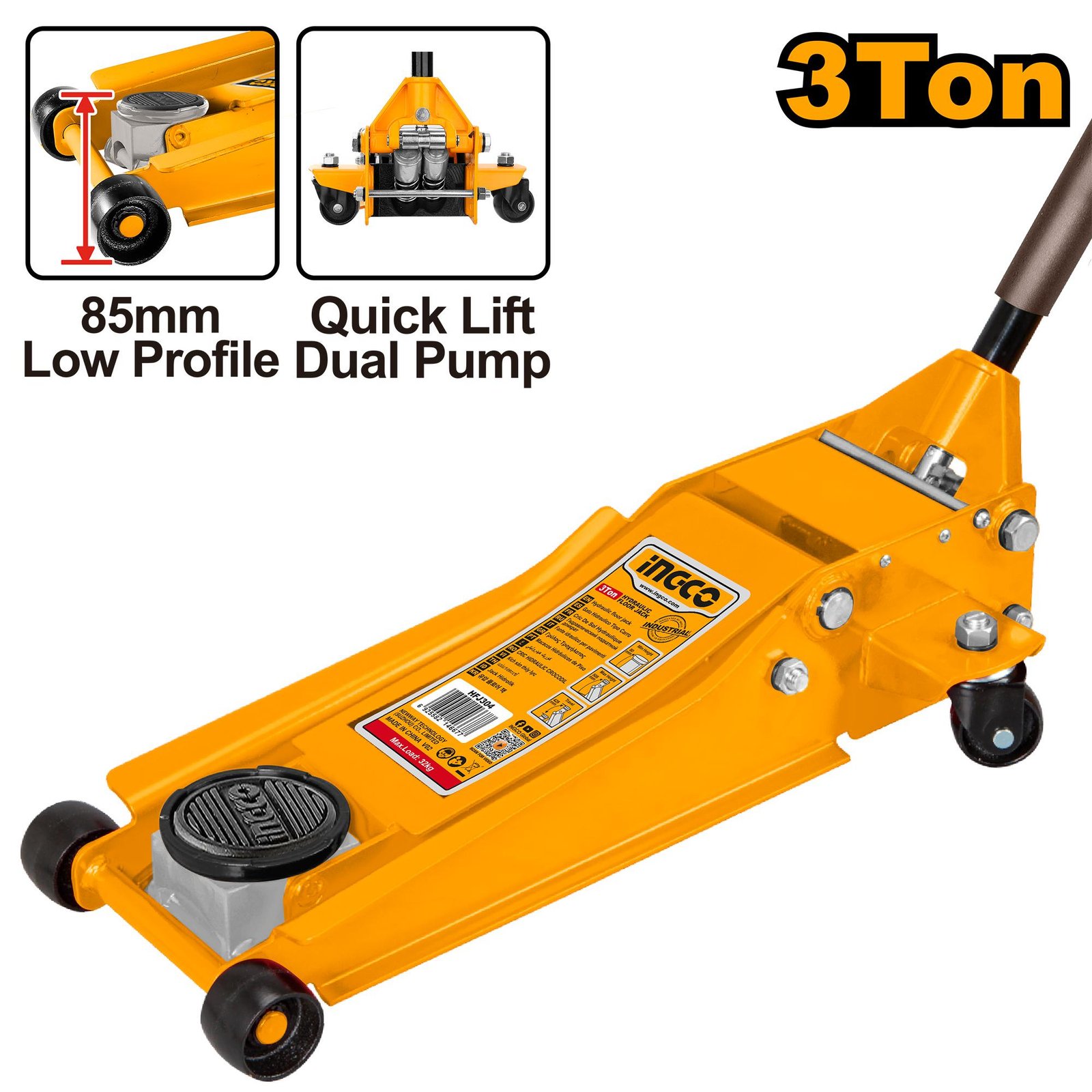 Hydraulic floor jack