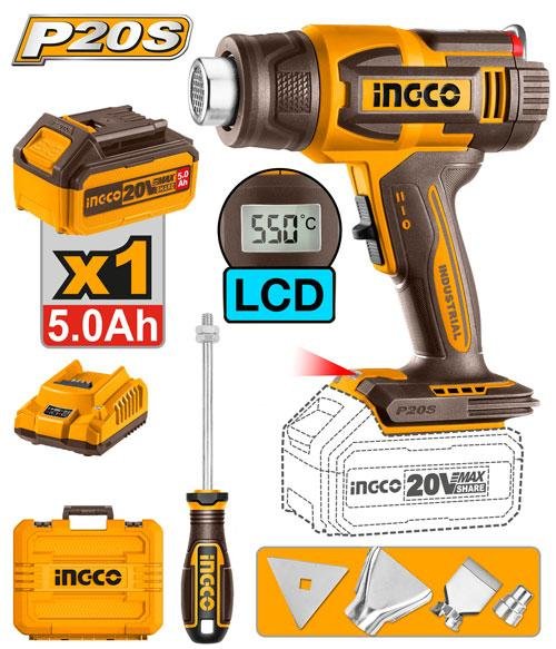 Cordless heat gun