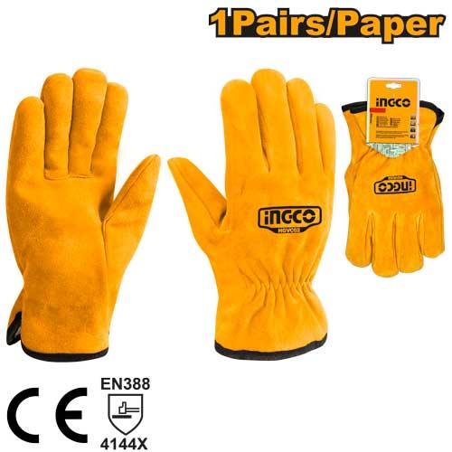 Leather gloves