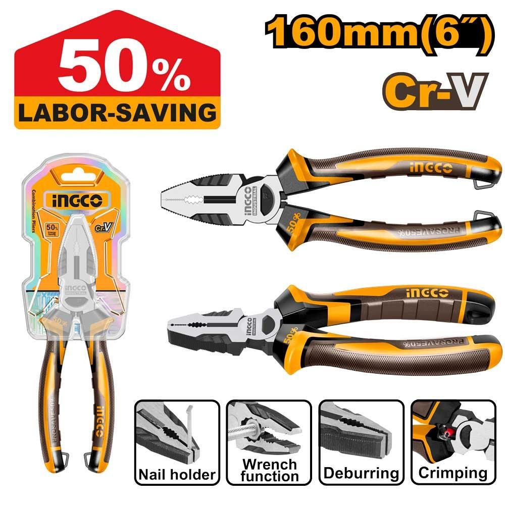 High leverage combination pliers