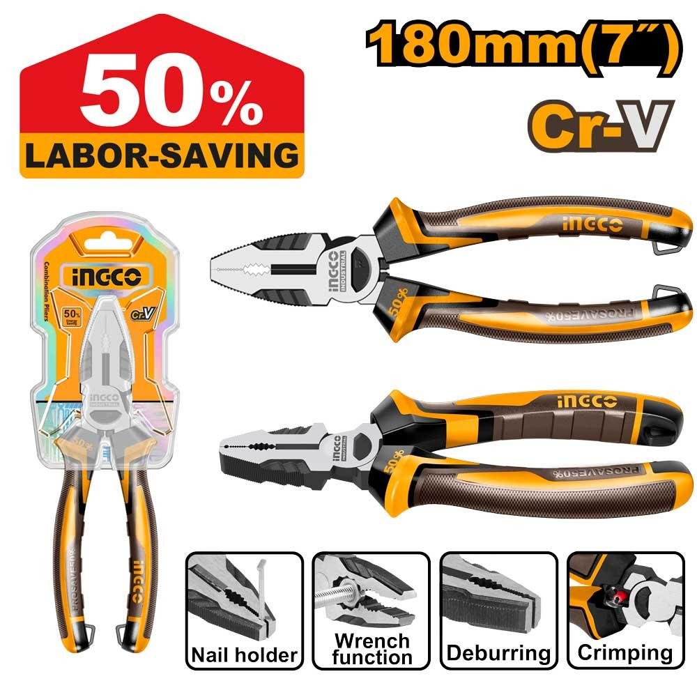 High leverage combination pliers