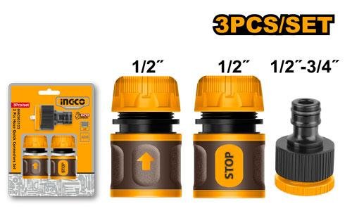 3 Pcs hose quick connectors set