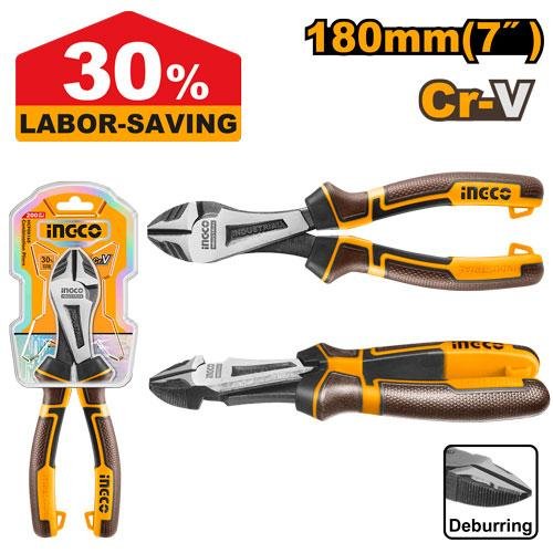 High leverage heavy- duty diagonal cutting pliers