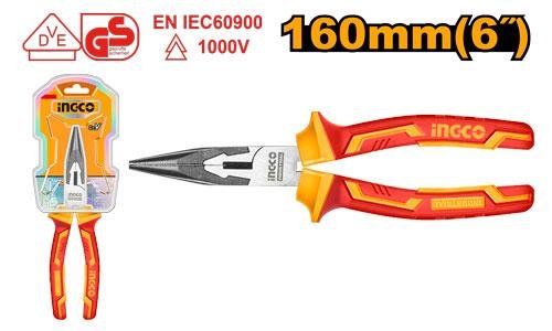 Insulated long nose pliers