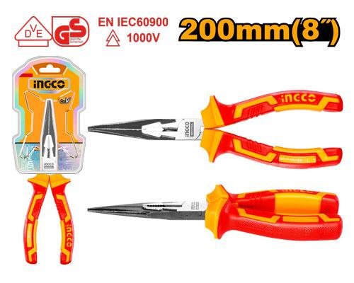 Insulated long nose pliers