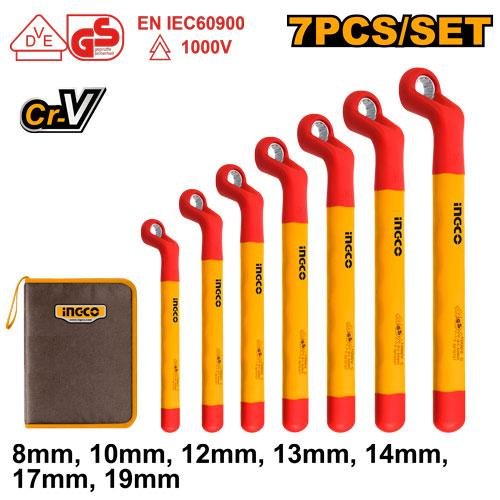 7 Pcs insulated ring wrench set