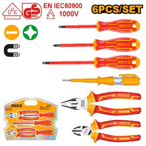 6 Pcs insulated hand tools set