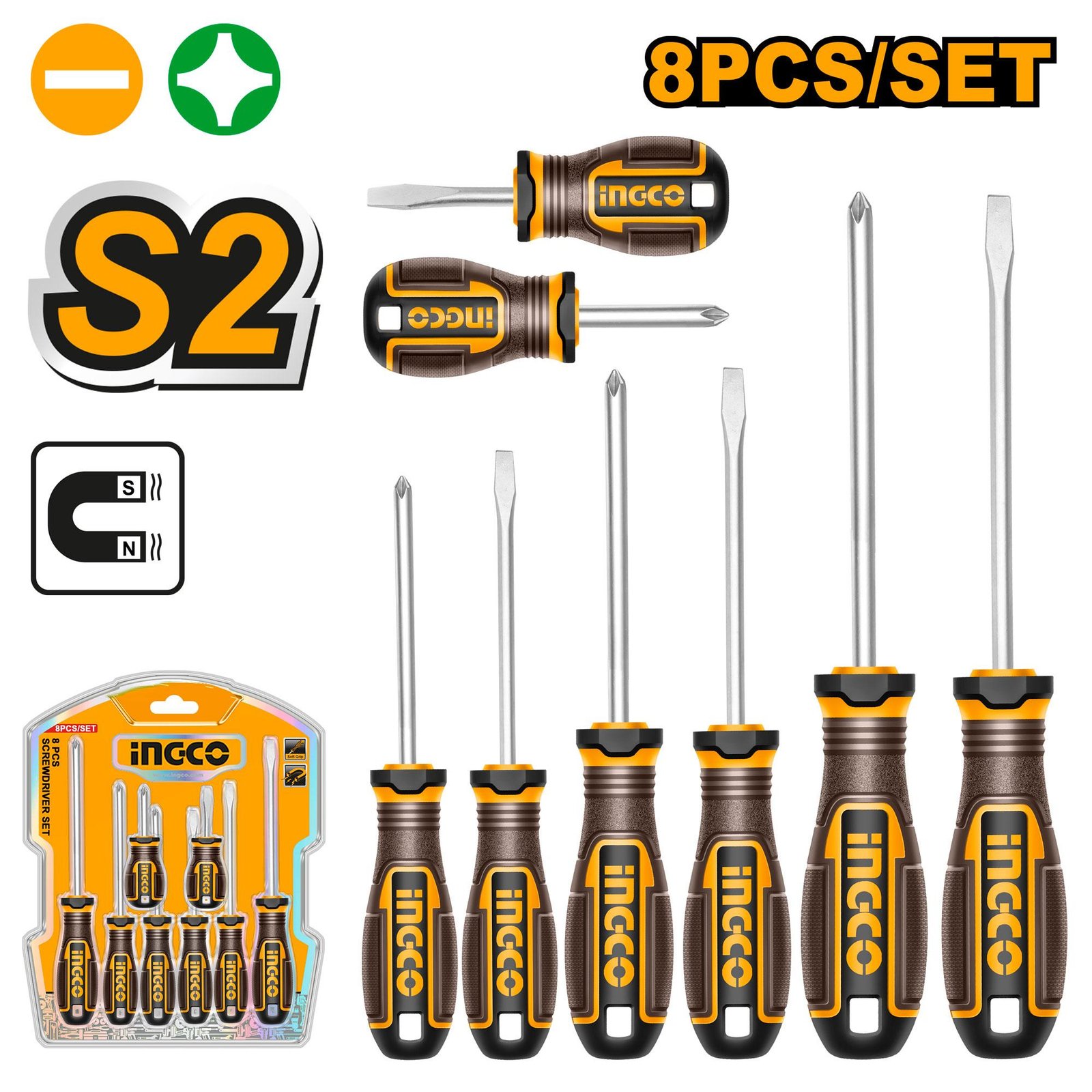 8 Pcs screwdriver set