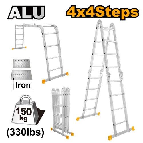 Multi-purpose aluminum ladder