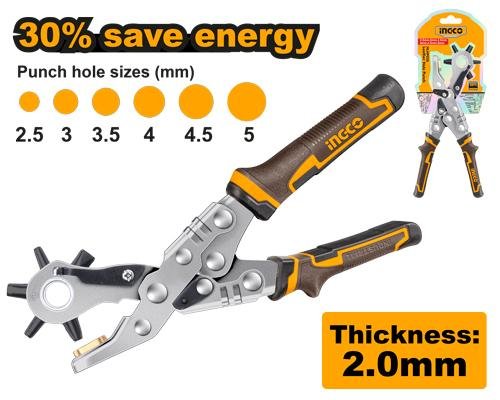 Leather hole punch