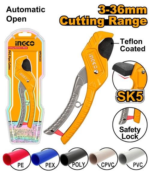 PVC pipe cutter