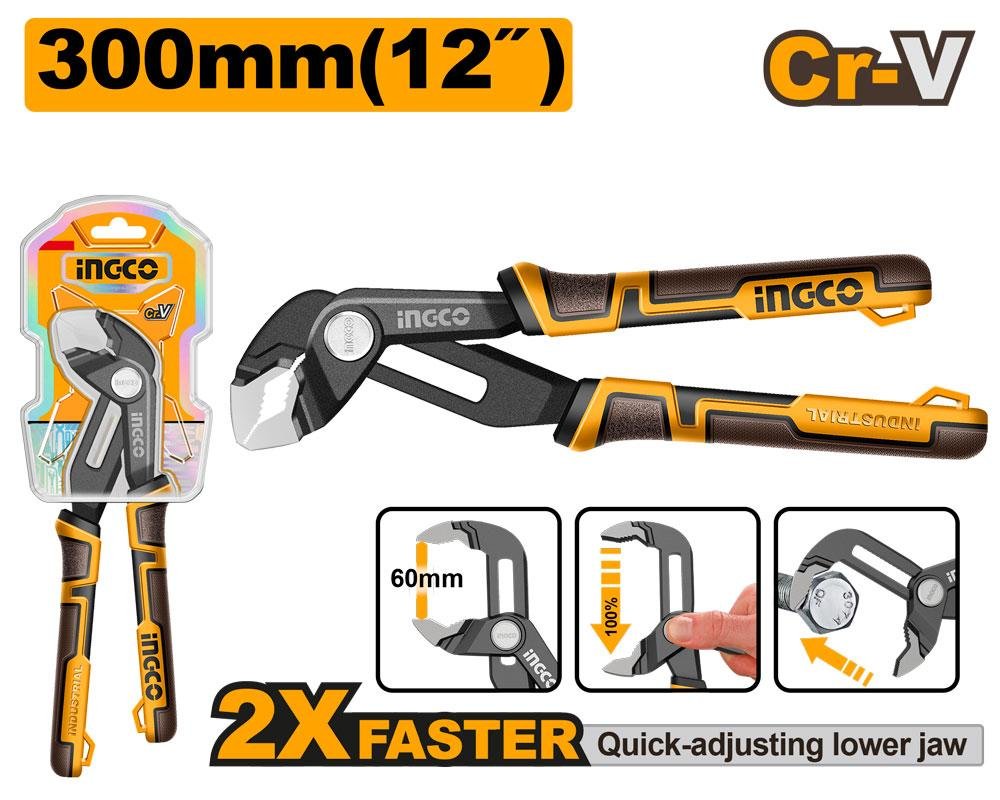 Quick-open pump pliers