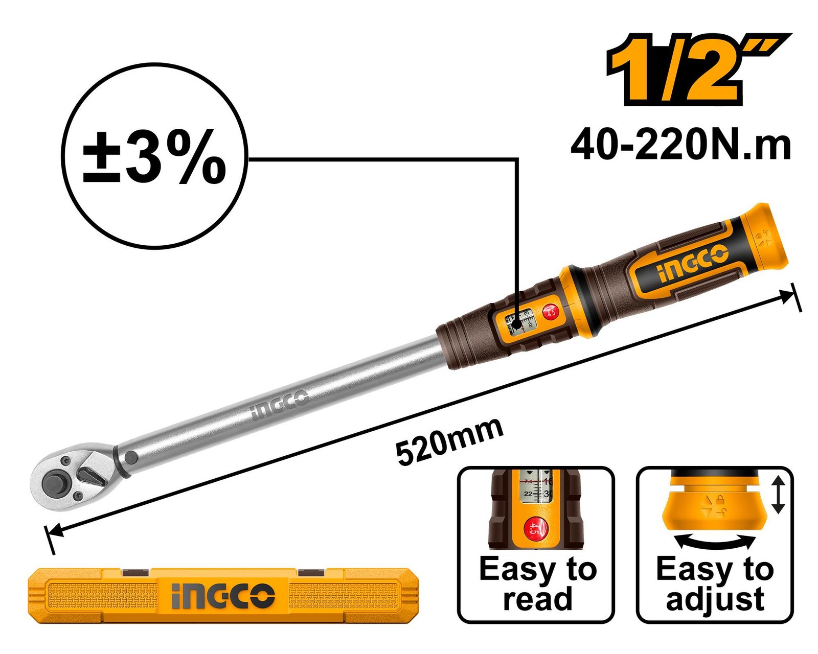 Preset torque wrench